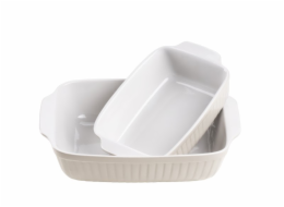 Souprava zapékacích mís 2 dílná KITCHEN TIME šedá