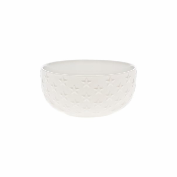 Miska HVĚZDY 500 ml bílá