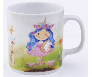 Hrnek dětský 225 ml PRINCEZNA porcelán