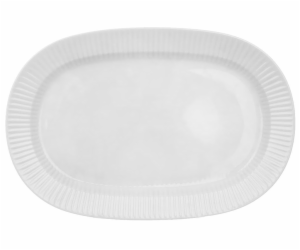 Talíř oválný VLNKA 37,5x25 cm porcelánový