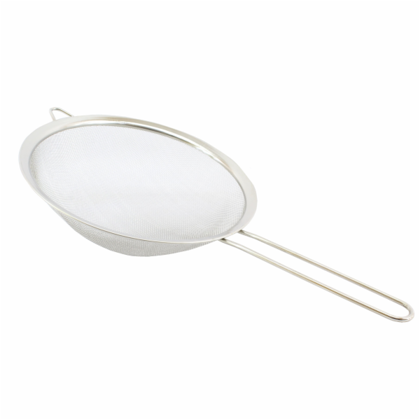 Cedník 12 cm s háčkem nerez DX-2