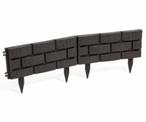 Obrubník zahradní 2,2 m plast hnědý