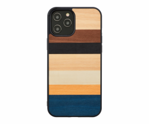 Pouzdro MAN&WOOD pro iPhone 12 Pro Max provincie černé