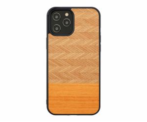 Pouzdro MAN&WOOD pro iPhone 12 Pro Max rybí kost arancia ...