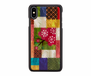Pouzdro iKins SmartPhone iPhone XS Max třešňový květ černý