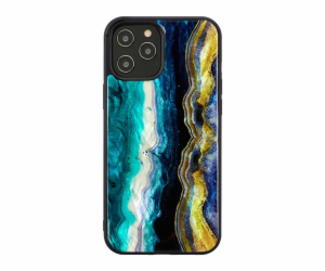 Pouzdro iKins pro Apple iPhone 12/12 Pro fialový achát