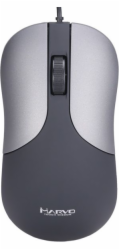 Myš Marvo DMS002GY, optická, drátová, 1200DPI, šedá