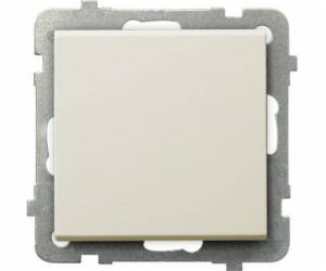 Ospel Jednopólový spínač Sonata 16AX IP20 ecru (LP-1R/m/27)