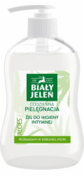 Bílý jelen gel pro intimní hygienu hypoalergenní aloe vera 500 ml