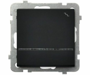 Ospel Single Sonata 16AX IP20 černý kovový spínač (LP-3R/...