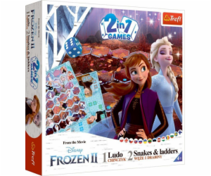 Trefl Game 2v1 Chinese Snakes and Ladders Frozen 2