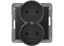 Ospel Impression Socket Double Anthracite (GP-2yr/M/50)