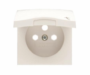 B.SQUARE MODULE WHITE SOCKET BOARD 1X Z/U WITH ONE PLATFO...
