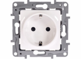 Legrand Niloe Socket Single Schuko s bílými przysoly (764529)