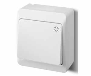 Elektro-Plast Spínač na povrch Hermes bílé světlo (0336-02)