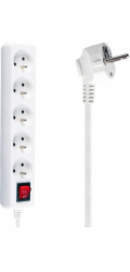 Libox napájecí lišta 5 zásuvek 5 m bílá (LB0085-5)