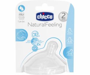 Chicco dudlík na láhev střední průtok 2m+ 1 kus (810231)