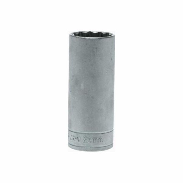 Teng Tools Dlouhá 12-ti bodová nástrčka s 1/2 stopkou 24 mm