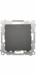 Kontaktní simon Simon 54 Bipolární konektor (Modul) 16AX 250V Black Mat rohož DW2A.01/49 šroubové svorky
