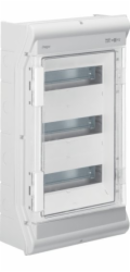 Hager Modulární rozvodná deska 3x12 povrchová montáž IP65 Vector VE312SN