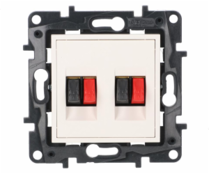 Legrand Niloe Step Double reproduktorová zásuvka bílá 863186