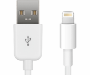 MicroConnect USB-A USB kabel – 1 m bílý (LIGHTNING1)
