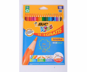 Bic Pencil Pencils Bic Kids Evolution Ecolutions Box 14+4...