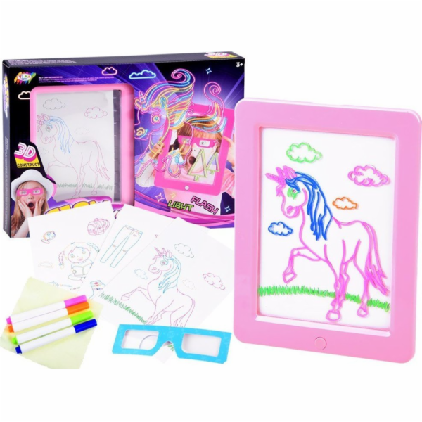 Jokomisiada Světelná tabule + 3D brýle a pera TA0092