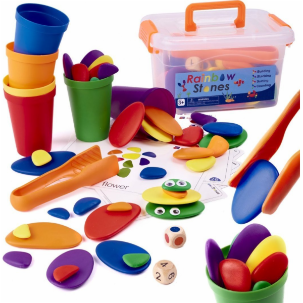 Kontext Creative Pebbles Colorful Montessori Puzzle