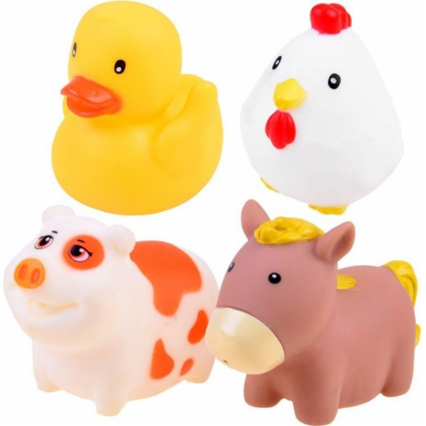 Gumová hospodářská zvířata z koupelové farmy pro 3960