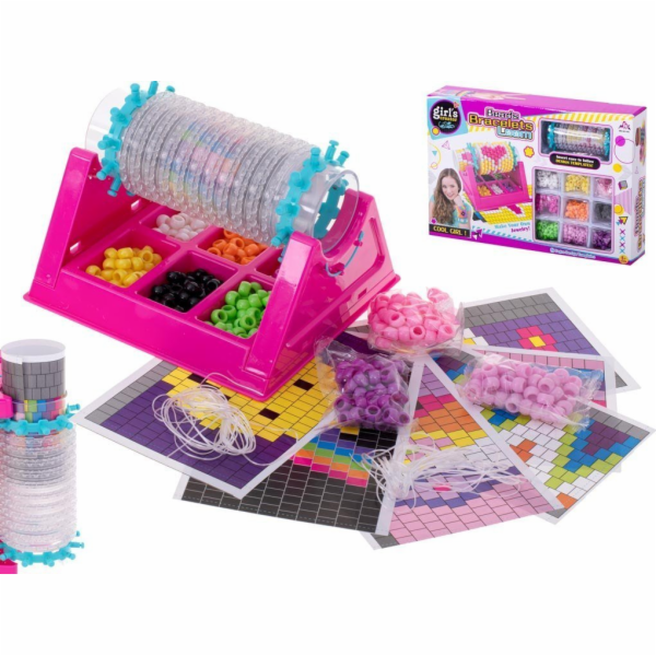 Kontext tkalcovský pro vytváření korálkových náramků