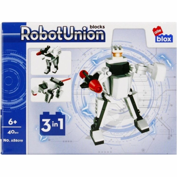 ALLEBLOX Stavební bloky Robot 40 prvků ALLEBLOX