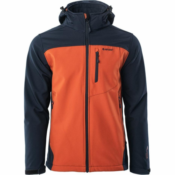 Pánské bunda Hi-Tec Men s Softshell Hi-Tec Mans Orange Ve...