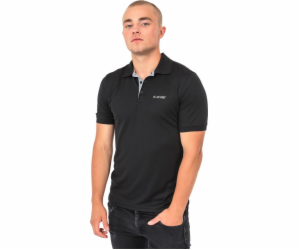 Hi-Tec pánské tričko Site Black/Silver, XXL