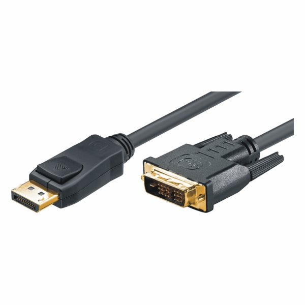 Kabel MCAB DisplayPort - DVI -D 3M Black (7003472)