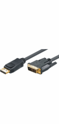 Kabel&nbsp;MCAB&nbsp;DisplayPort&nbsp;-&nbsp;DVI&nbsp;-D&nbsp;3M&nbsp;Black&nbsp;(7003472)