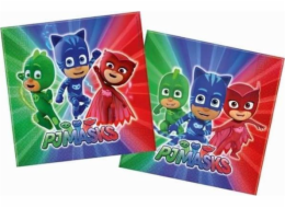 Procos Pigżamers narozeninové ubrousky - 33 cm - 20 univerzálních počítačů