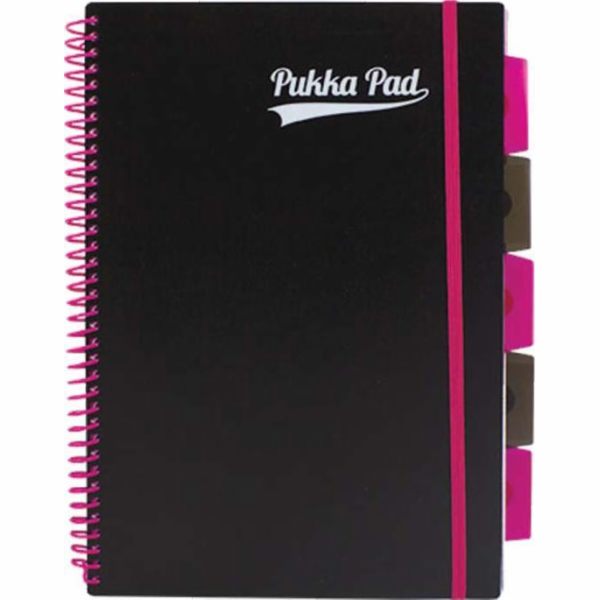 PUKKA PADS Kolozeszyt Pukka Neon A4 Project Book Pink, Gr...