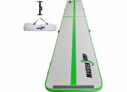 Master AirTrack Inflatable Gymnastic Mat Master 600 x 100 x 10 cm šedá-zelená