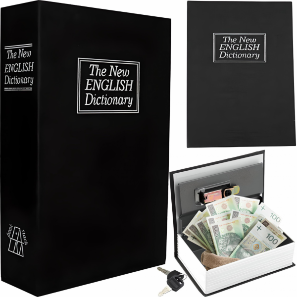 Kniha Retoo pro peníze kovová rakev velká xl