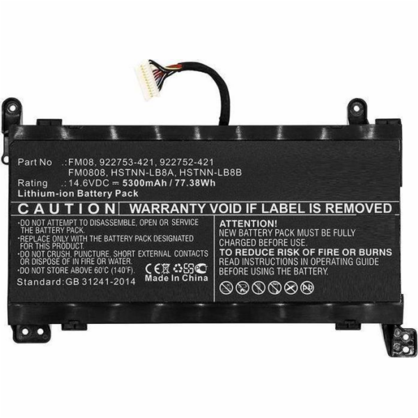 Baterie notebooku CoreParts pro HP