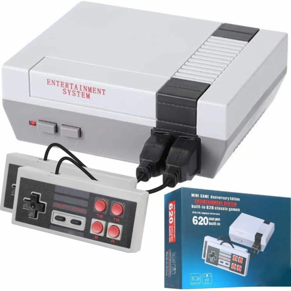 Reto Retro Console Television Game 620 AV Games AV 2 Pads