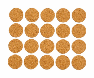 Chrániče samolepící 20 mm korek-20 ks
