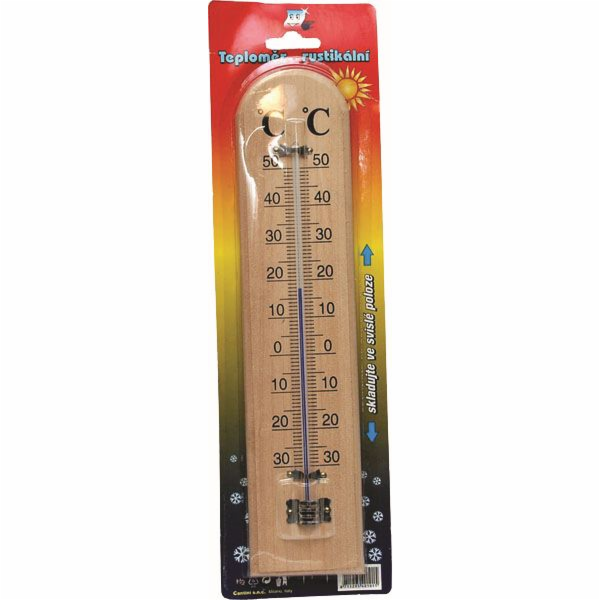Teploměr pokojový malý 20x5 cm