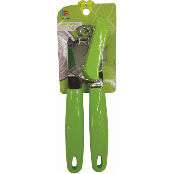 Otvírák na konzervy 20x5,5 cm otočný nerez/plast