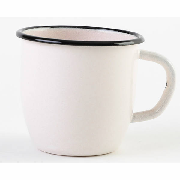 Hrnek smalt kónický 250 ml perlový