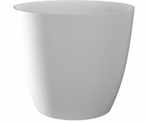 Obal na květináč 11 cm bílý Ella lesklý
