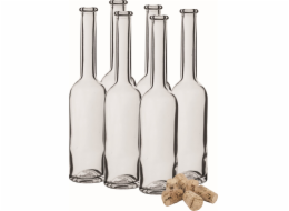 Láhev 100 ml sklo s korkovým špuntem