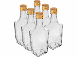 Láhev s uzávěrem 250 ml 6 ks Art Deco