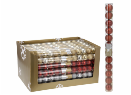 Ozdoba vánoční koule 12 ks 5 cm